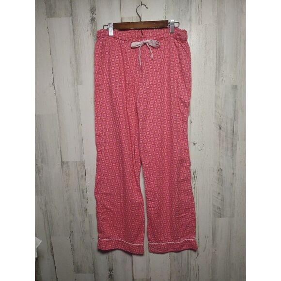 Victoria‘s Secret Printed Flannel Long PJ Red/PiNk Plaid Size Small - Picture 6 of 9